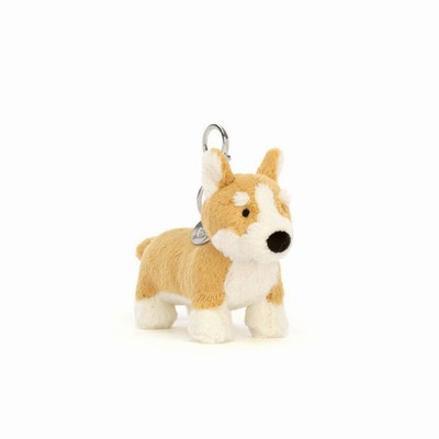 Jellycat Betty Corgi Bag Charm Dog New Zealand | ZJTOI3719